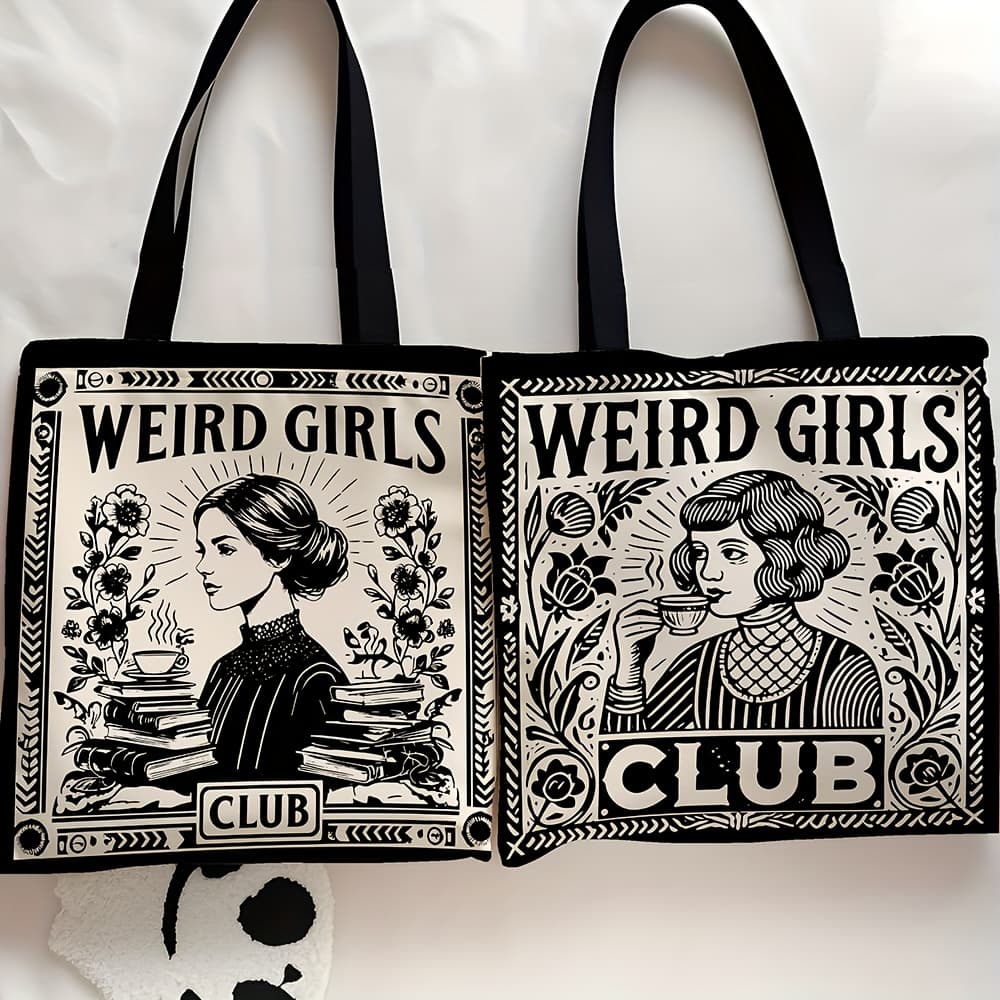 Regalo para Ella/Él 1pc/2pcs Bolso Tote Extraño de Club de Chicas, Regalos de...