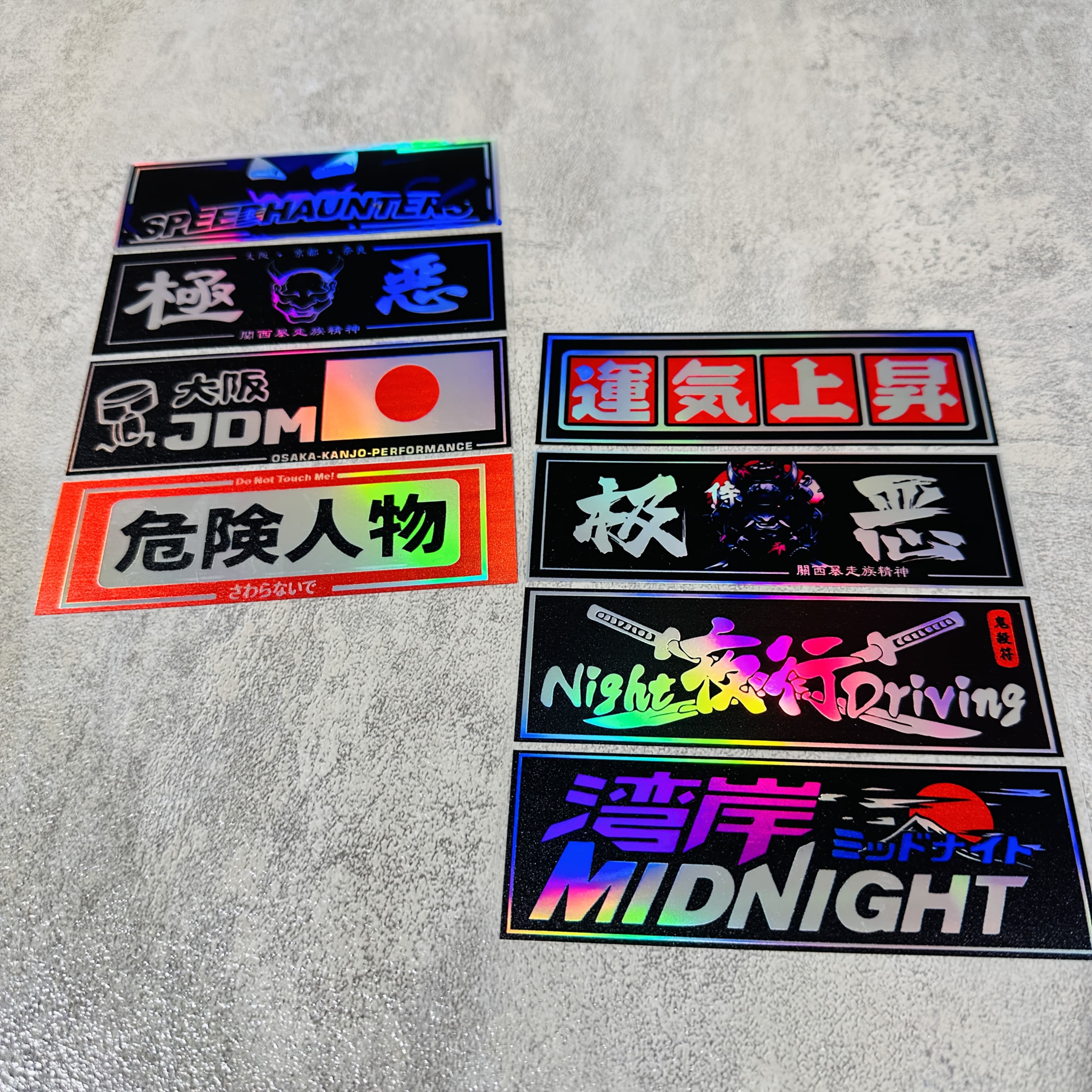 De Calcomanías Reflectantes JDM Tuning