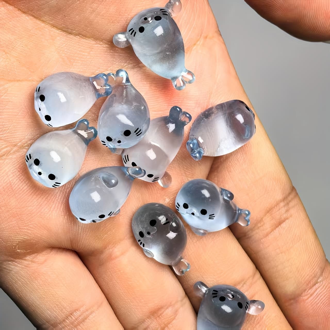 De Mini Sellos Luminosos de Resina