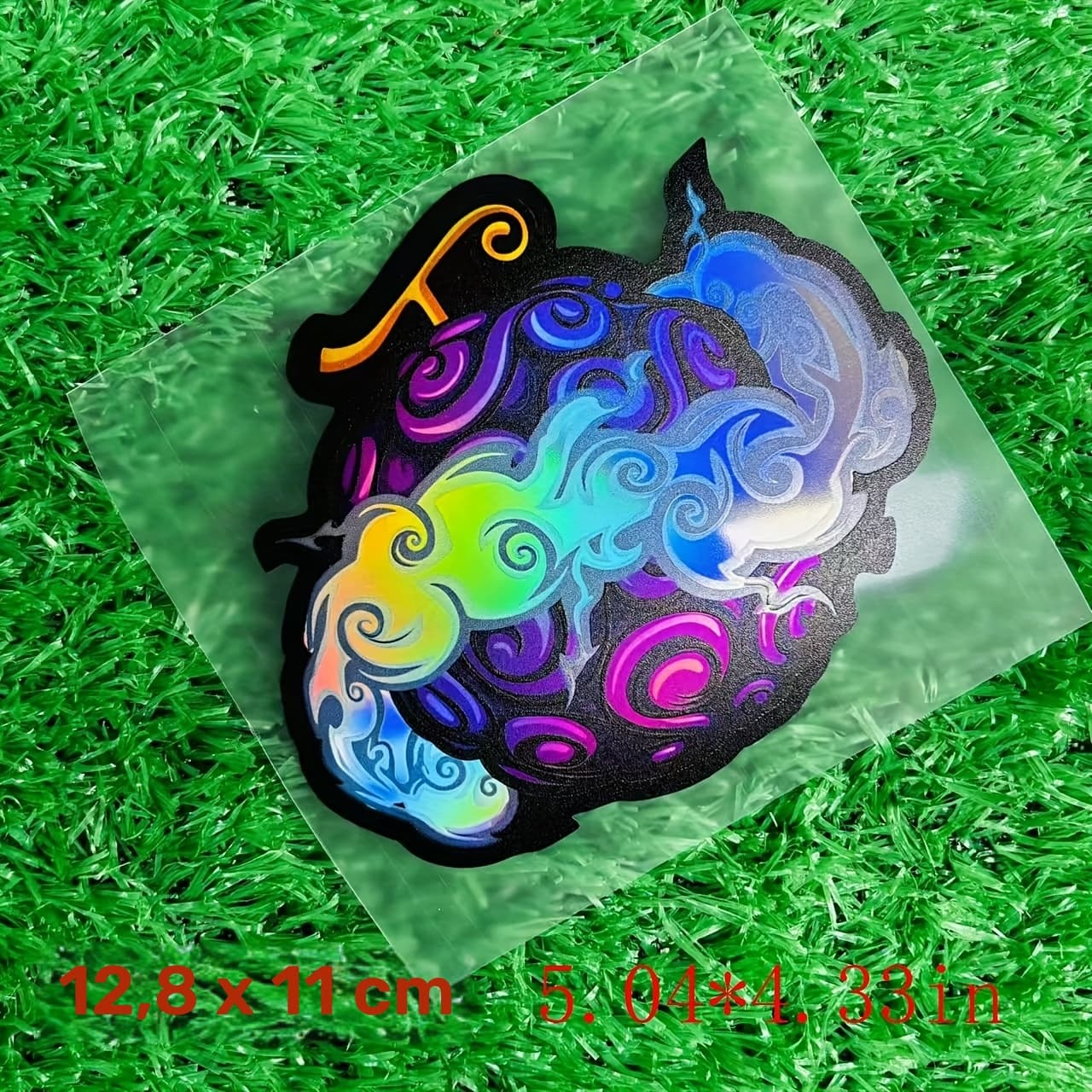 Pegatina de Anime Fruta del Diablo, Vinilo Resistente a Arañazos para Motos y...